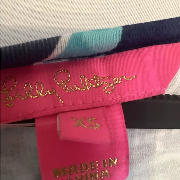 Lilly Pulitzer Looking Sharp Wynne Maxi Dress Animal & Cactus Print Pink Blue Xs - Picture 5 of 5